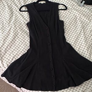 Monteau Elegant Black Mini Dress